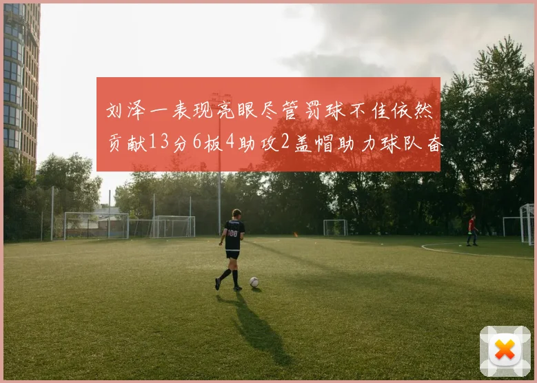 刘泽一表现亮眼尽管罚球不佳依然贡献13分6板4助攻2盖帽助力球队奋战